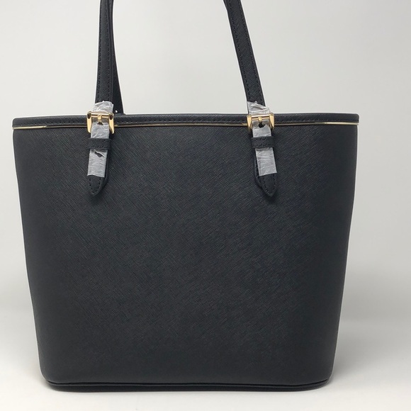 NWT Michael kors saffiano Frame  leather tote - Picture 2 of 8